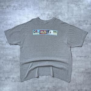 Y2K Old Navy Surf Gone Surfin Gray 00s T shirt